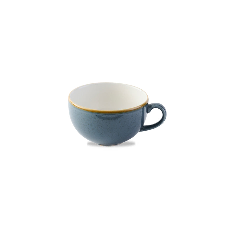 Churchill Stonecast Vitrified Porcelain Blueberry Cappuccino Cup 34cl 12oz Pack of 12