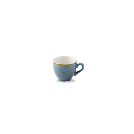 Churchill Stonecast Vitrified Porcelain Blueberry Espresso Cup 10cl 3.5oz Pack of 12