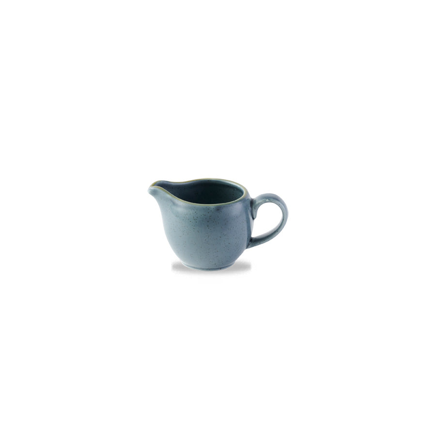 Churchill Stonecast Vitrified Porcelain Blueberry Jug 11.4cl 4oz Pack of 4