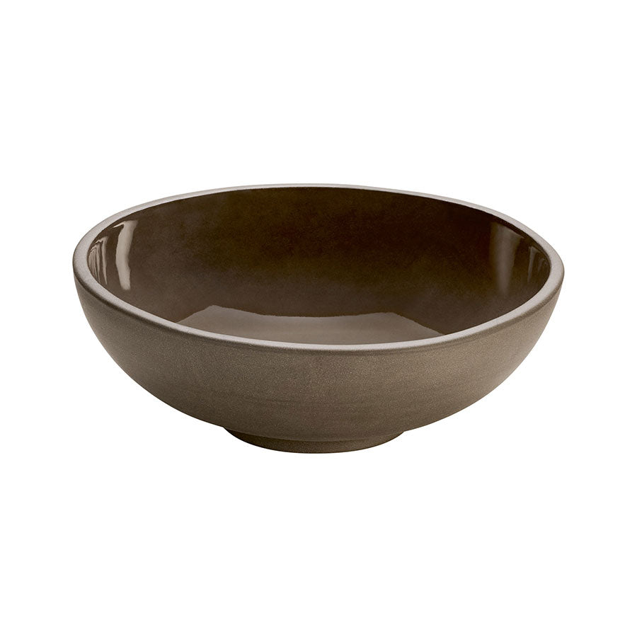 Playground ReNew Stoneware Taupe Round Bowl 17x6.5cm 70cl 24.75oz Pack of 6