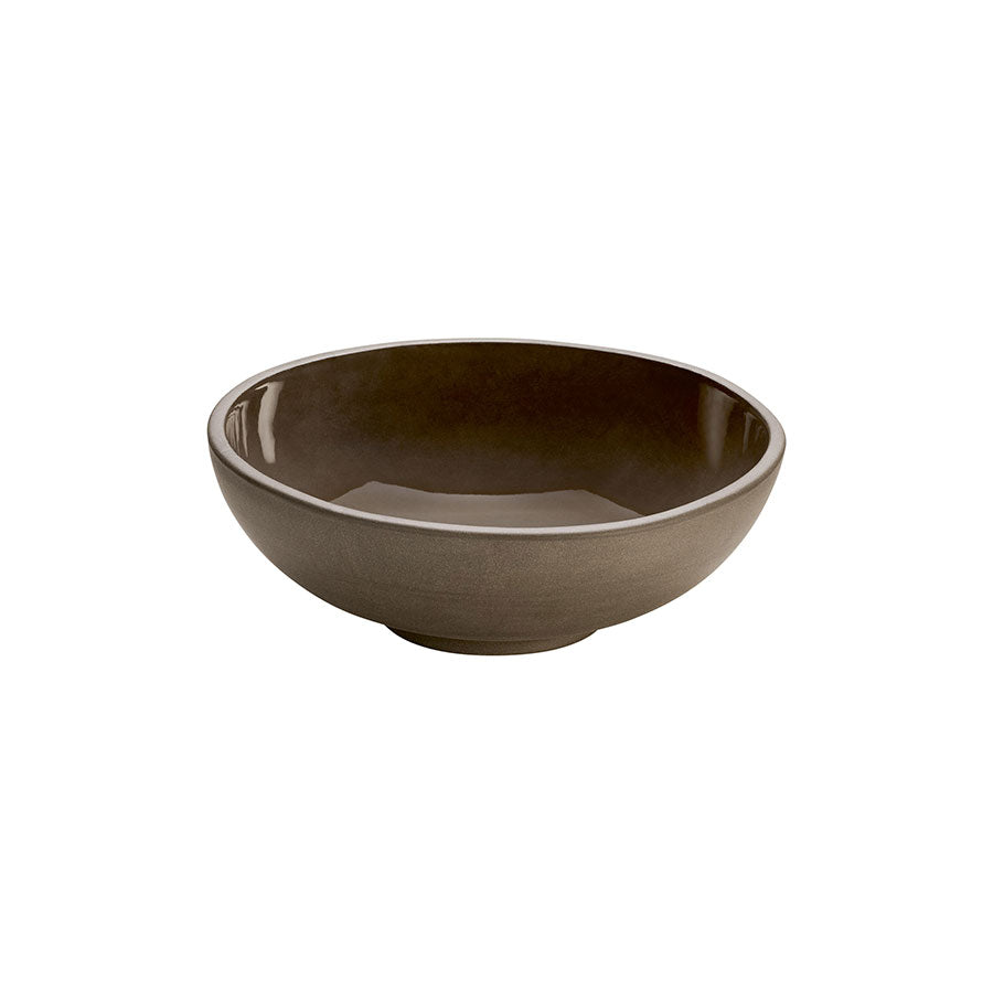 Playground ReNew Stoneware Taupe Round Bowl 14x5.8cm 32cl 11.25oz Pack of 6