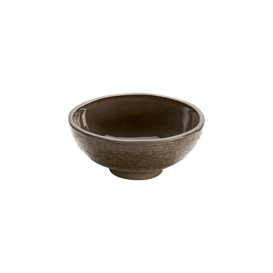 Playground ReNew Stoneware Taupe Round Relief Bowl 9x3.9cm Pack of 12