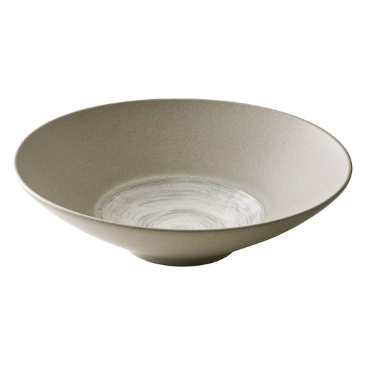 Playground Silento Stoneware Beige Round Deep Coupe Bowl 28cm 170cl 59.75oz Pack of 2