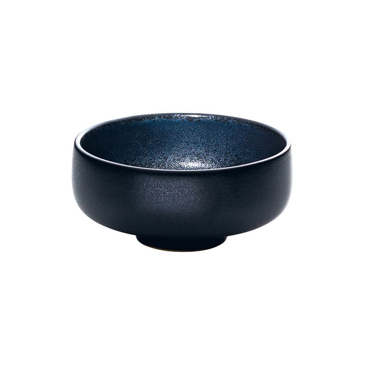 Playground Nara Stoneware Black Round Bowl 16x6.2cm 71cl Pack of 6