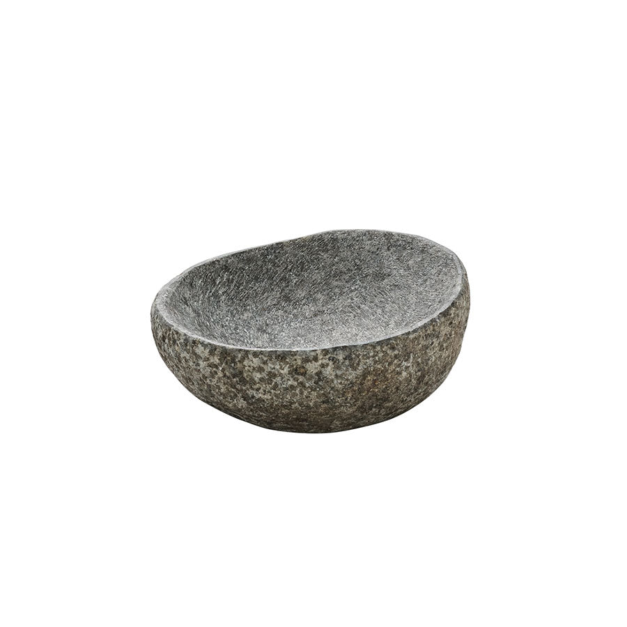 Playground Natural Stone Round Stone Dip Bowl 9x3.5cm Pack of 6