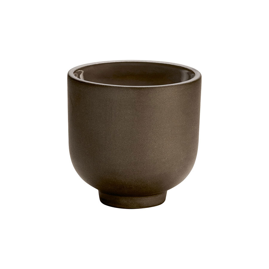 Playground ReNew Stoneware Taupe Round Handleless Cup 9x8.2cm 31cl 11oz Pack of 6