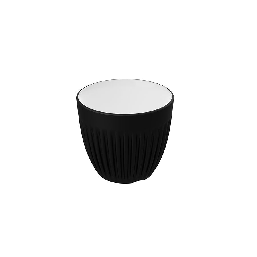 Dalebrook Talon Melamine Noir Black Round Teacup 6oz 180ml