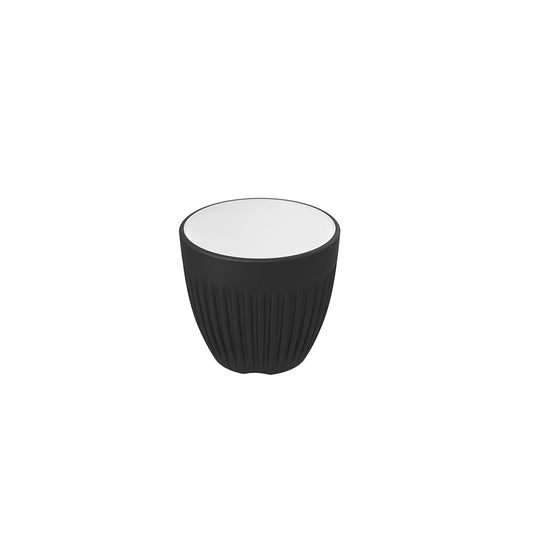 Dalebrook Talon Melamine Noir Black Round Espresso Cup 3.2oz 95ml