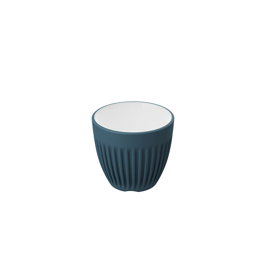 Dalebrook Talon Melamine Steel Blue Round Espresso Cup 3.2oz 95ml