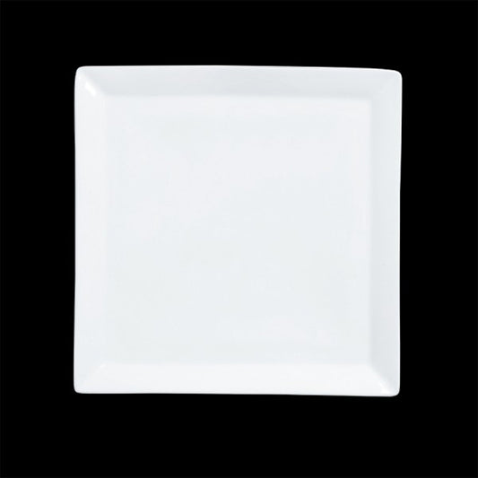 William Edwards Coupe Bone China White Square Tray 22.5cm Pack of 12