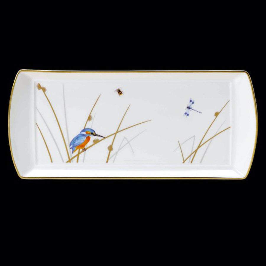 Willaim Edwards Reed Bone China White Rectanguar Tray 34x15cm Pack of 12