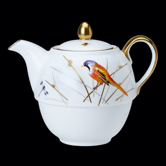 William Edwards Reed Bone China White Tea For One Teapot 46cl 16oz Pack of 6