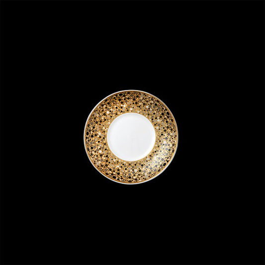 William Edwards Fizz Bone China Gold Round Espresso Sacuer 12cm Pack of 12