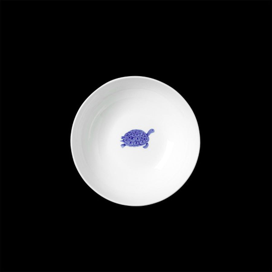 William Edwards Sultan's Garden Blue Bone China Round Coupe Bowl 14.5cm 35cl Pack of 12