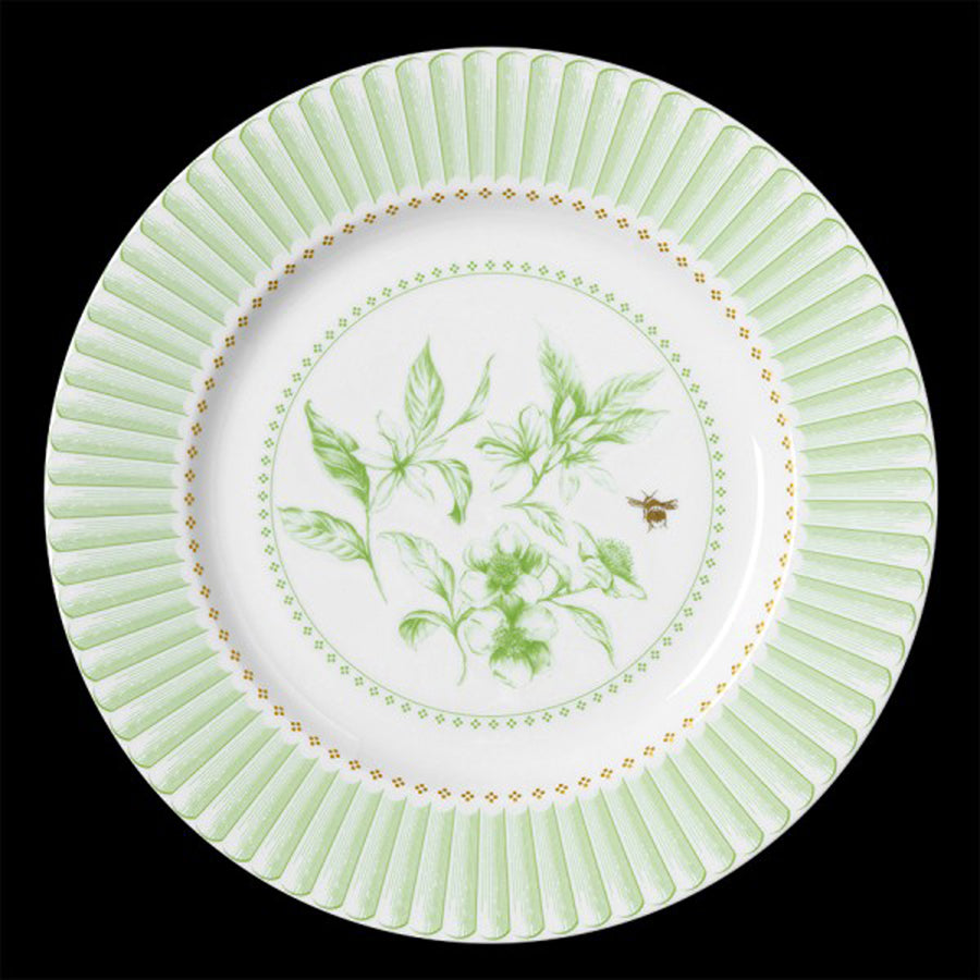 William Edwards Hive Bone China Green Round V1 Plate 30cm 11.75in Pack of 12