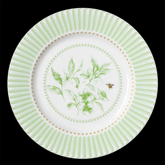 William Edwards Hive Bone China Green Round V1 Plate 30cm 11.75in Pack of 12