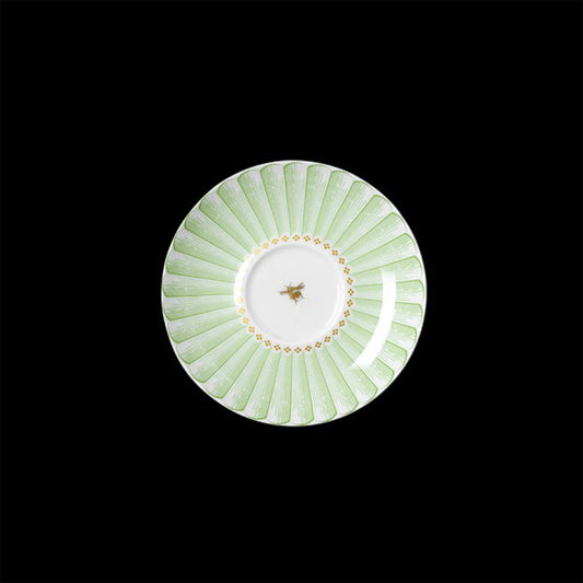 William Edwards Hive Bone China Green Round Tea For One Saucer 14.5cm 5.75in Pack of 12