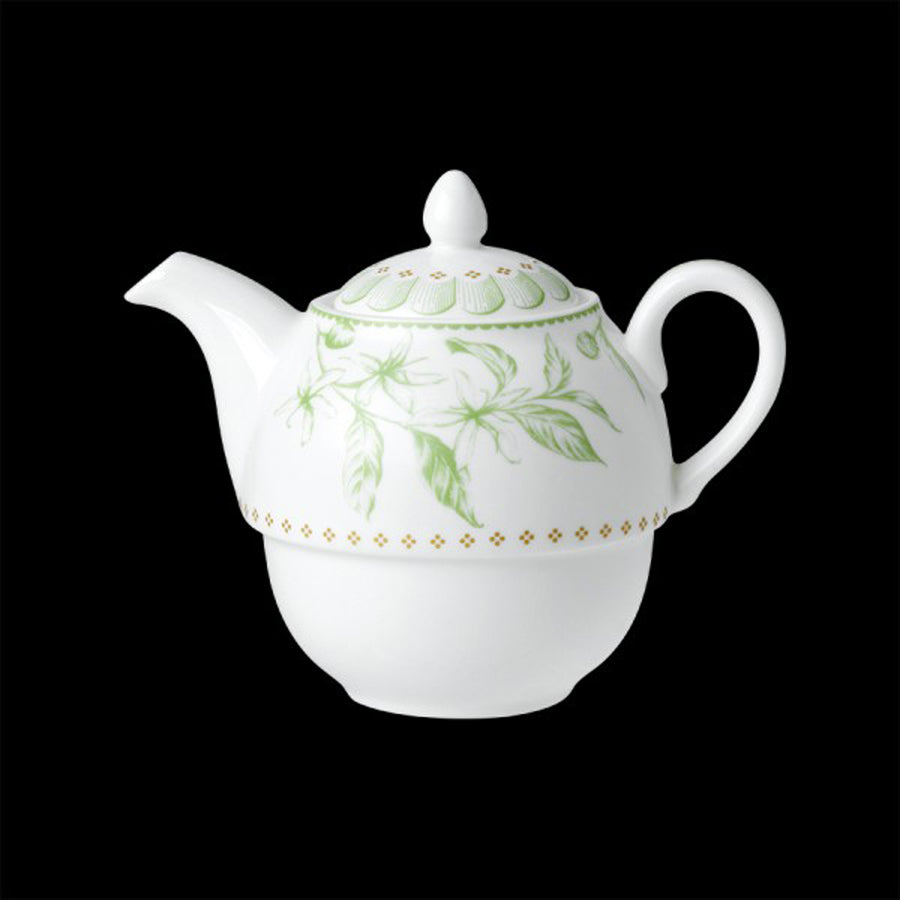 William Edwards Hive Bone China White Tea For One Teapot 46cl 16oz Pack of 6