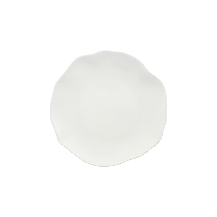 Villeroy & Boch Blossom Hotel White Bone China Round Flat Plate 17cm Pack of 6