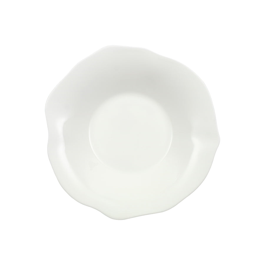 Villeroy & Boch Blossom Hotel White Bone China Round Deep Plate 23cm Pack of 6