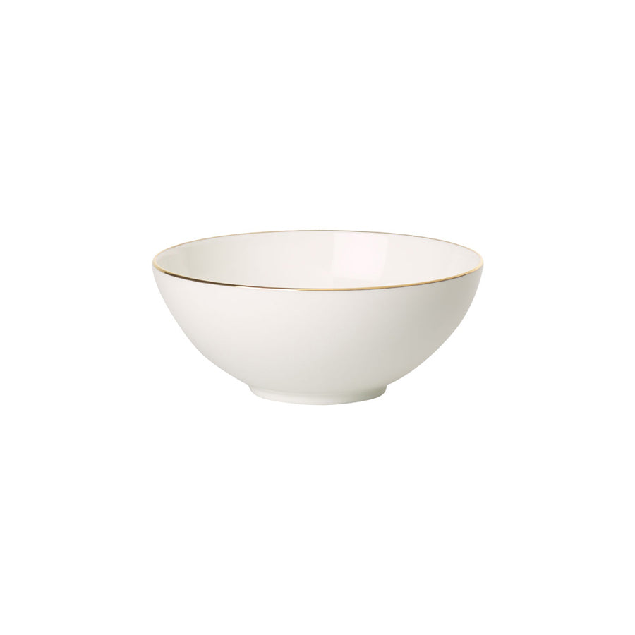 Villeroy & Boch Signature Anmut Gold Bone China Round Individual Bowl 13cm Pack of 6