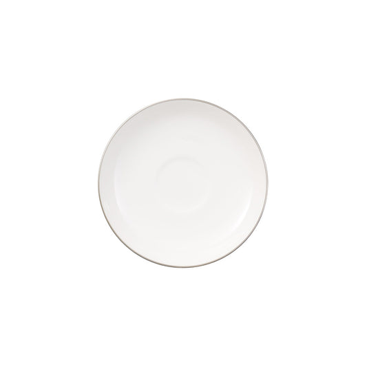 Villeroy & Boch Anmut Platinum Bone China Round Espresso Saucer 12cm Pack of 6