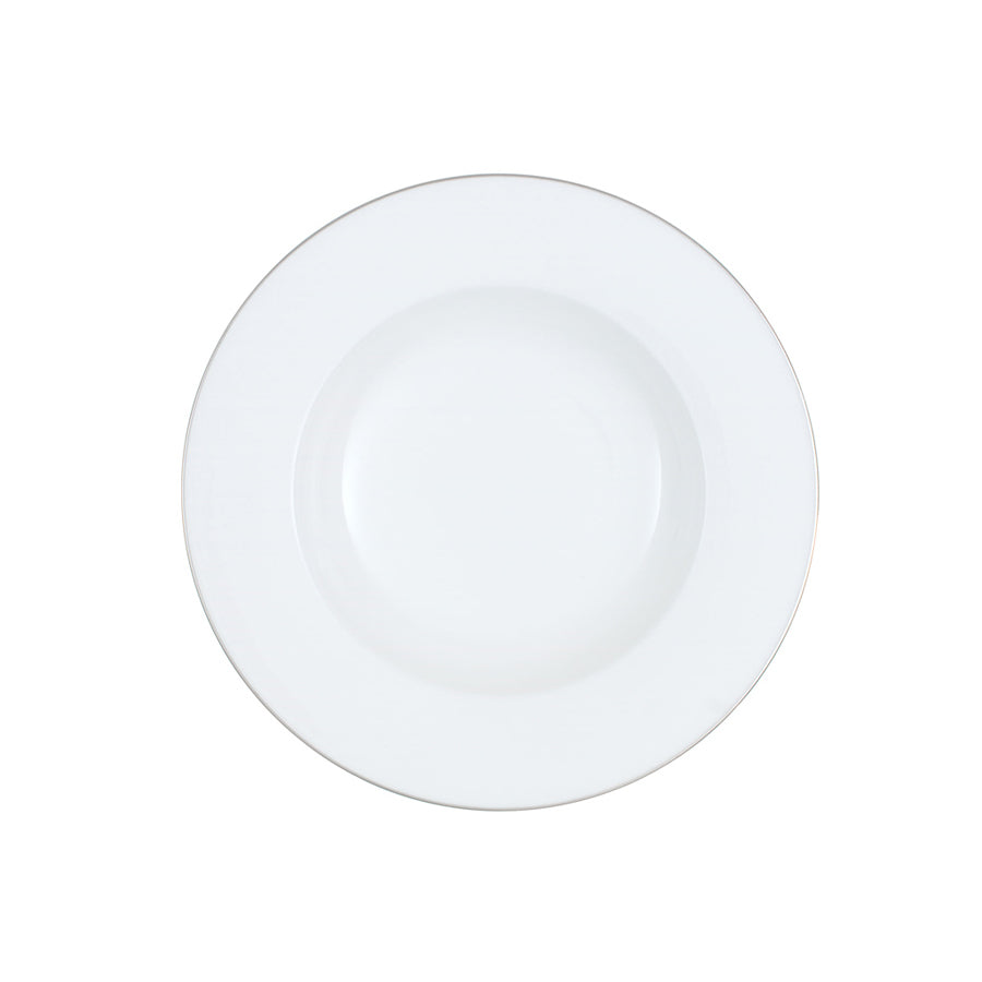 Villeroy & Boch Anmut Platinum Bone China Round Deep Plate 24cm Pack of 6