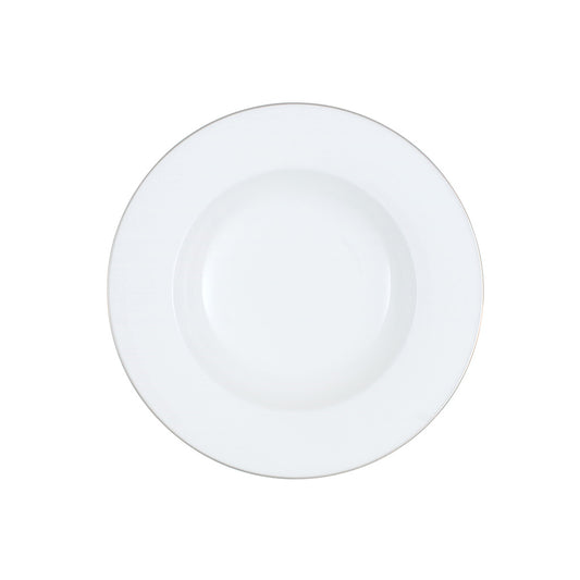 Villeroy & Boch Anmut Platinum Bone China Round Deep Plate 24cm Pack of 6