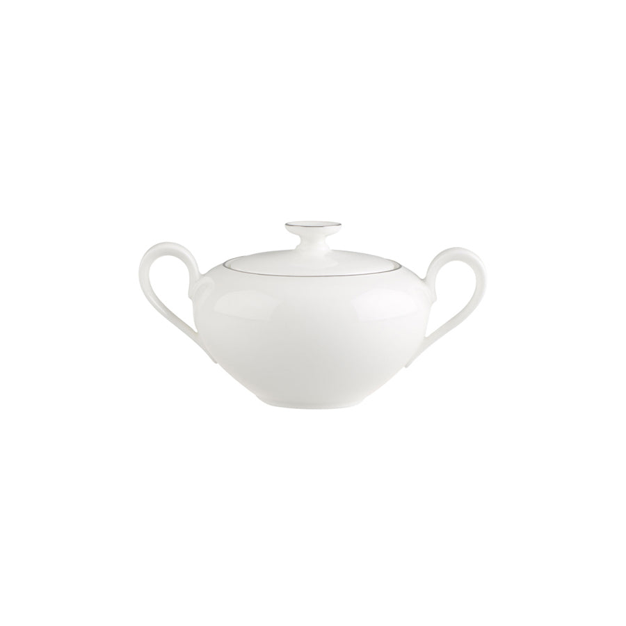 Villeroy & Boch Anmut Platinum Bone China Covered Handled Sugar Bowl 35cm