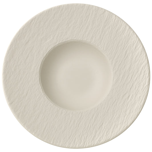 Villeroy & Boch The Rock White Glacier Porcelain Round Deep Plate 29cm Pack of 6