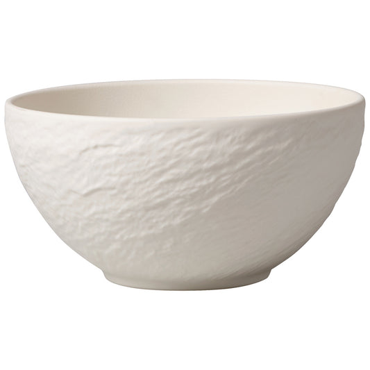 Villeroy & Boch The Rock White Glacier Porcelain Round Bowl 14cm 60cl Pack of 4