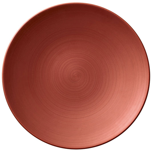 Villeroy & Boch Copper Glow Porcelain Round Flat Coupe Plate 21cm Pack of 6