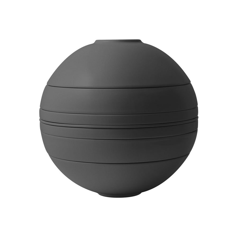 Villeroy & Boch Iconic Black Porcelain La Boule 23.3x23.9cm