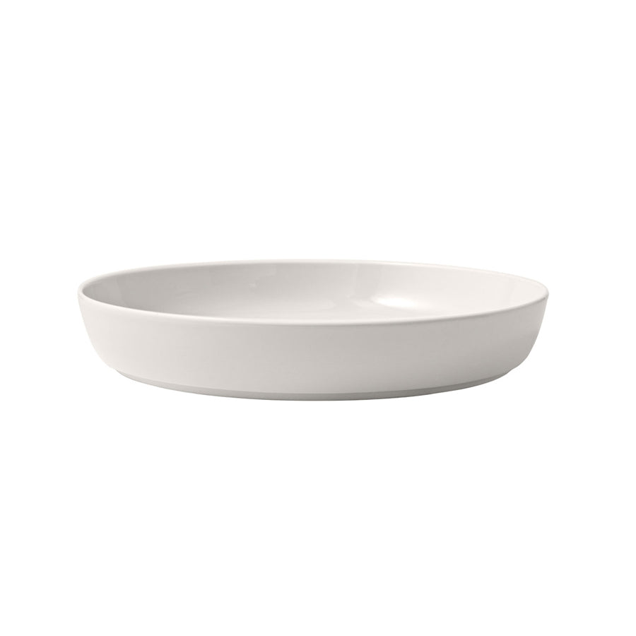 Villeroy & Boch Iconic White Porcelain Round Flat Bowl 23.8cm Pack of 6