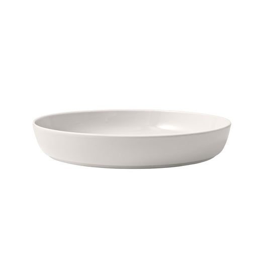 Villeroy & Boch Iconic White Porcelain Round Flat Bowl 23.8cm Pack of 6