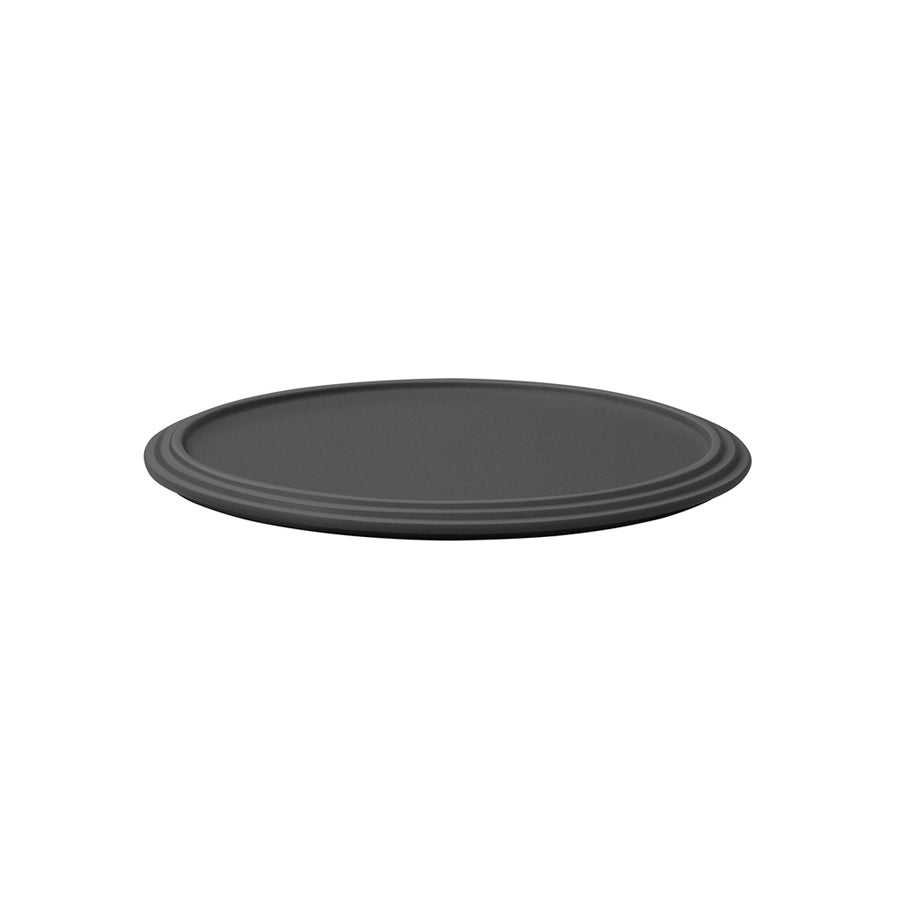 Villeroy & Boch Iconic Black Porcelain Round Serving Plate 23.9cm Pack of 6