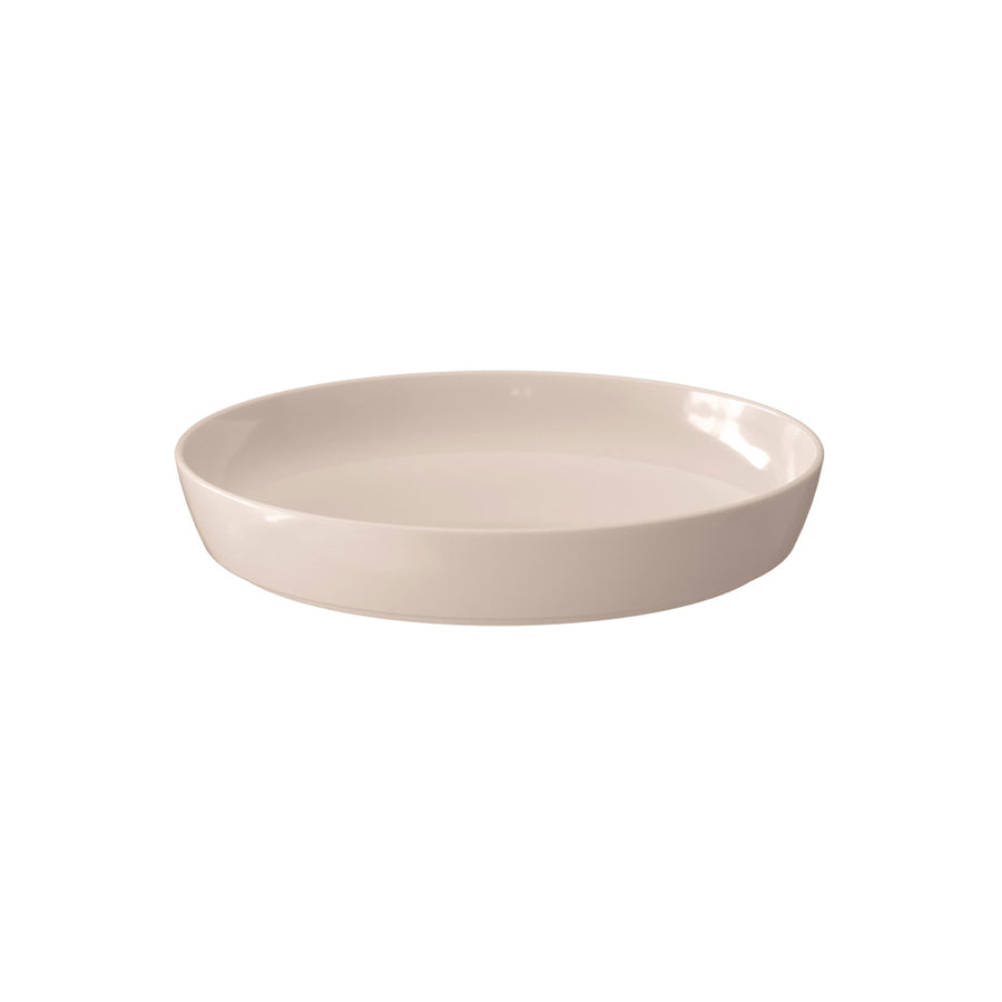 Villeroy & Boch Iconic Beige Porcelain Round Flat Bowl 23.8cm Pack of 6