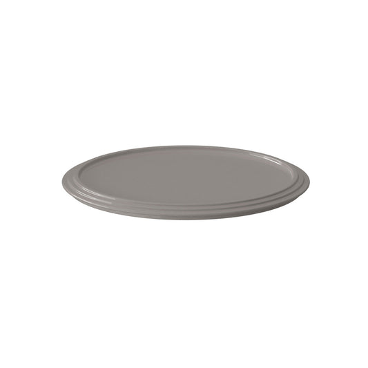 Villeroy & Boch Iconic Grey Porcelain Round Serving Plate 23.9cm Pack of 6