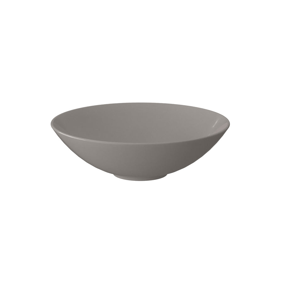 Villeroy & Boch Iconic Grey Porcelain Round Bowl 21.5cm Pack of 6