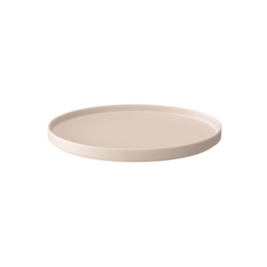 Villeroy & Boch Iconic Matte Beige Porcelain Round Universal Plate 23.8cm Pack of 6