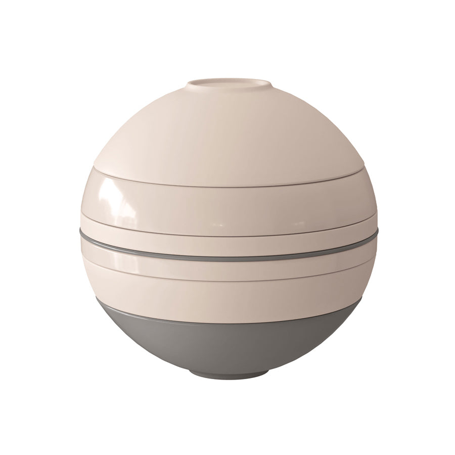 Villeroy & Boch Iconic Beige Porcelain La Boule 23.3x23.9cm