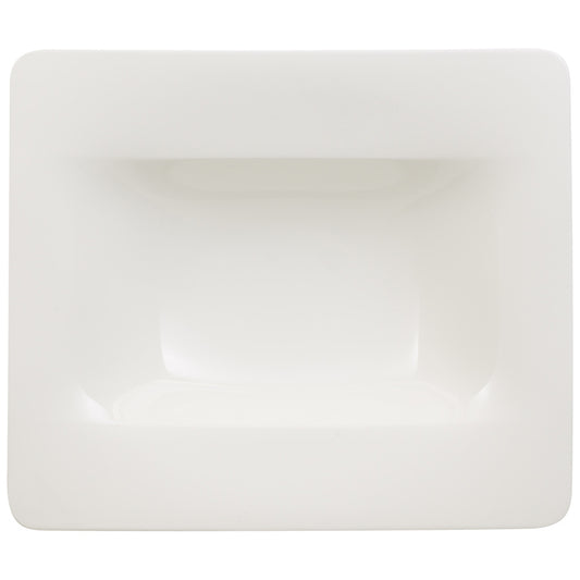 Villeroy & Boch Modern Grace White Bone China Rectangular Deep Plate 24x21cm Pack of 6