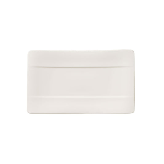 Villeroy & Boch Modern Grace White Bone China Rectangular Sushi Plate 24x14cm Pack of 6