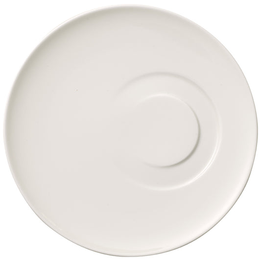 Villeroy & Boch Stella Cosmo White Bone China Round Coffee Saucer 18.5cm Pack of 6