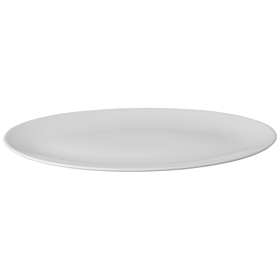 Villeroy & Boch Stella Cosmo White Bone China Oval Flat Coupe Plate 26x17.5cm Pack of 6