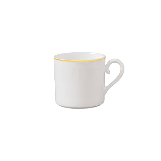 Villeroy & Boch Signature Château Septfontaines White Bone China Coffee Cup 20cl Pack of 6