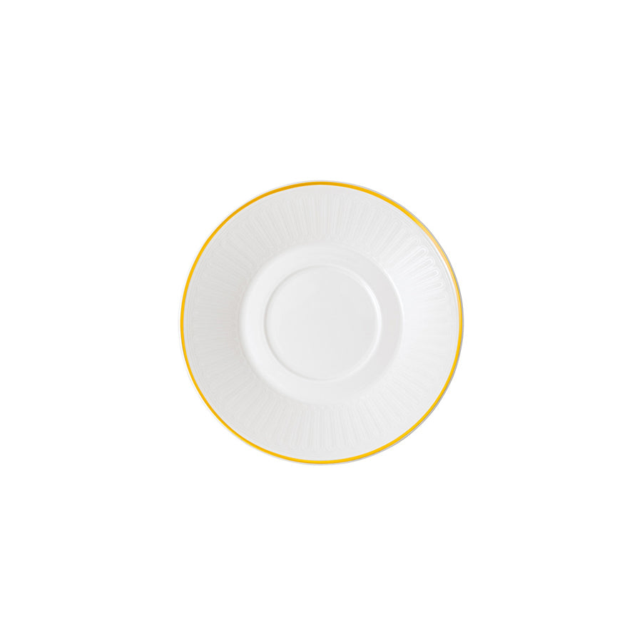 Villeroy & Boch Signature Château Septfontaines White Bone China Coffee Saucer 15.6cm Pack of 6