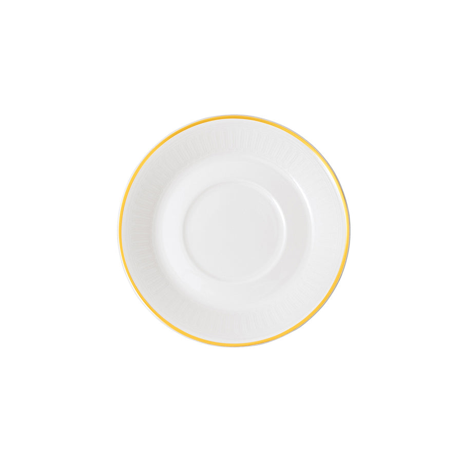 Villeroy & Boch Signature Château Septfontaines White Bone China Espresso Saucer 12.6cm Pack of 6