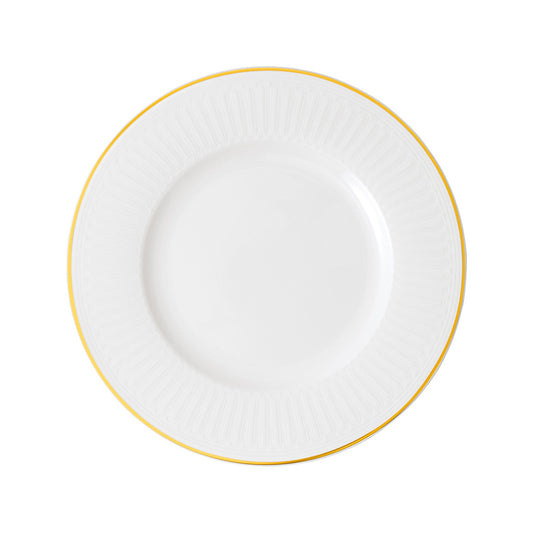 Villeroy & Boch Signature Château Septfontaines White Bone China Round Flat Plate 27.9cm Pack of 6