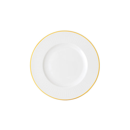 Villeroy & Boch Signature Château Septfontaines White Bone China Round Flat Plate 16.4cm Pack of 6